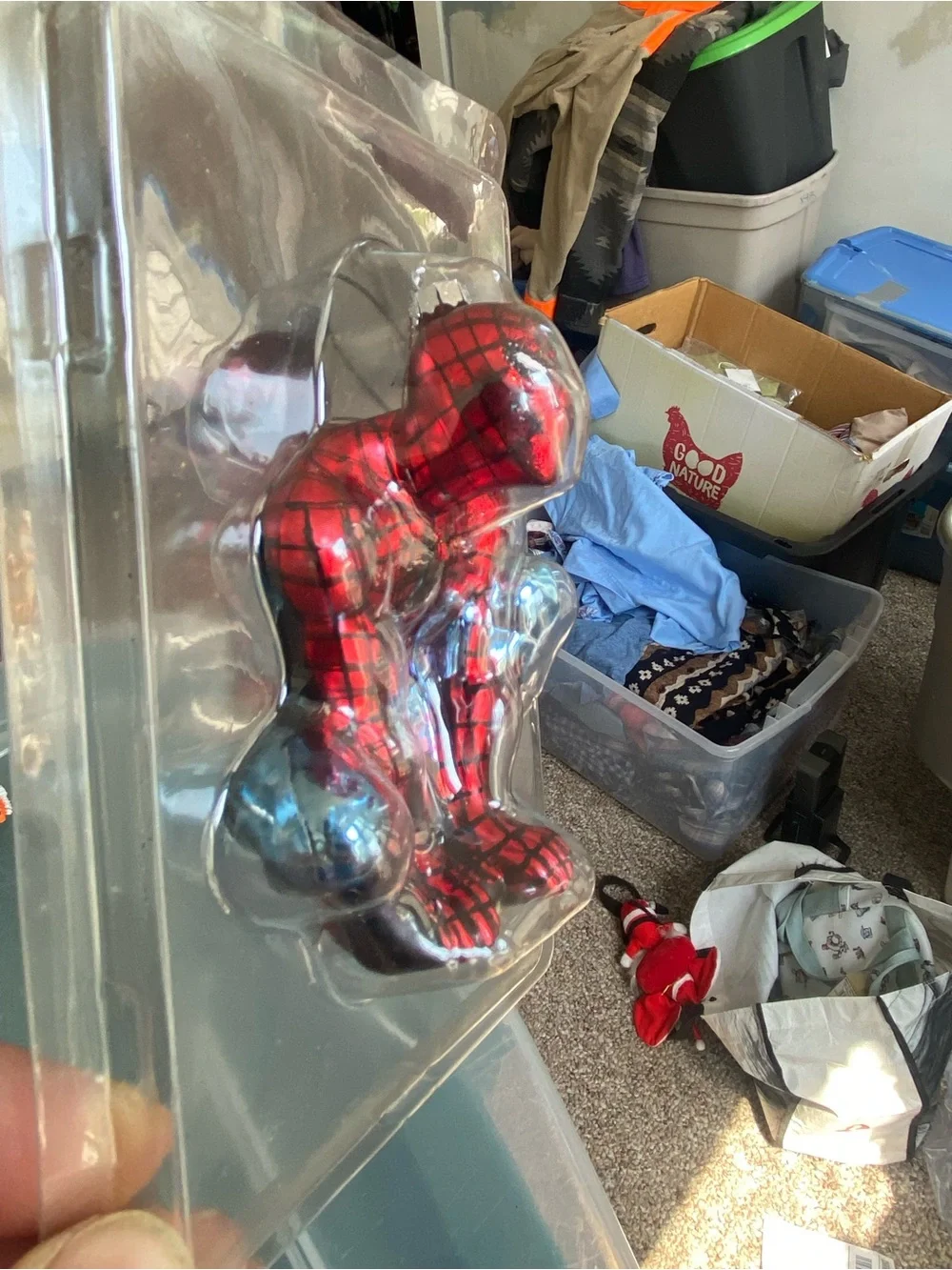 Marvel Spider-Man Hallmark Glass Ornament